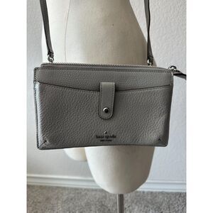 Kate Spade Jackson Small Tab Gray Crossbody